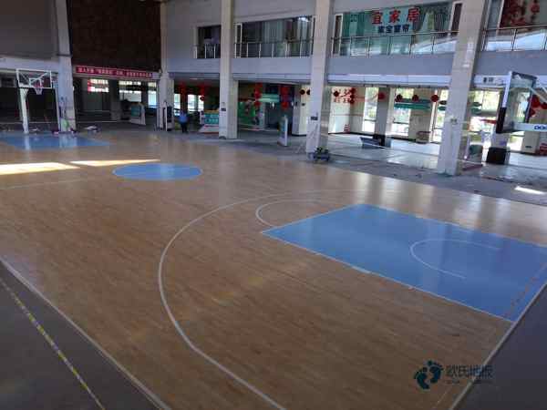 體育館運動木地板怎么施工3
